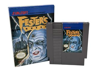 NINTENDO NES FESTER'S QUEST (NINTENDO ENTERTAINMENT SYSTEM 1989) CIB AND POSTER